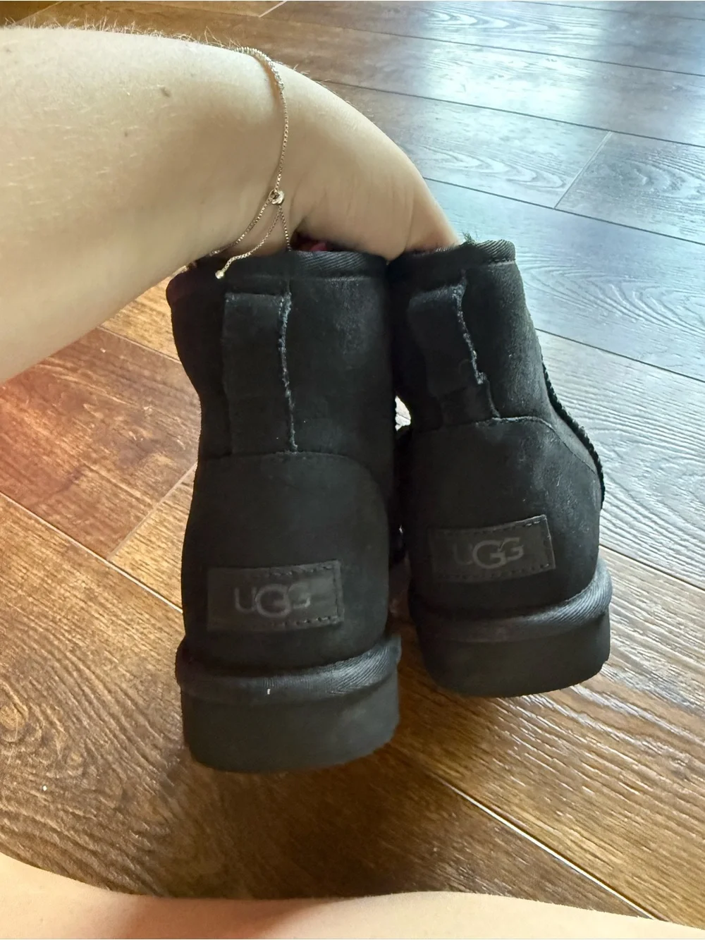 Black ugg boots